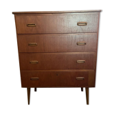Scandinavian chest of drawers in teak