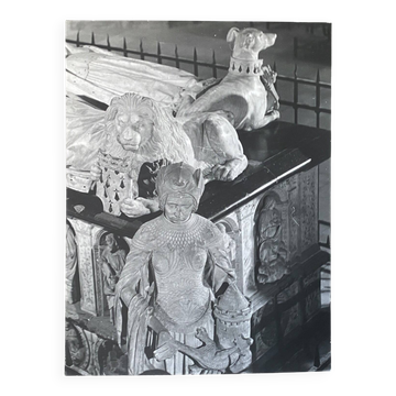 Silver photo statue La Force Bernard Darot 20th century