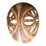 Ethnic ceramic wall lamp signed.