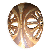 Ethnic ceramic wall lamp signed.