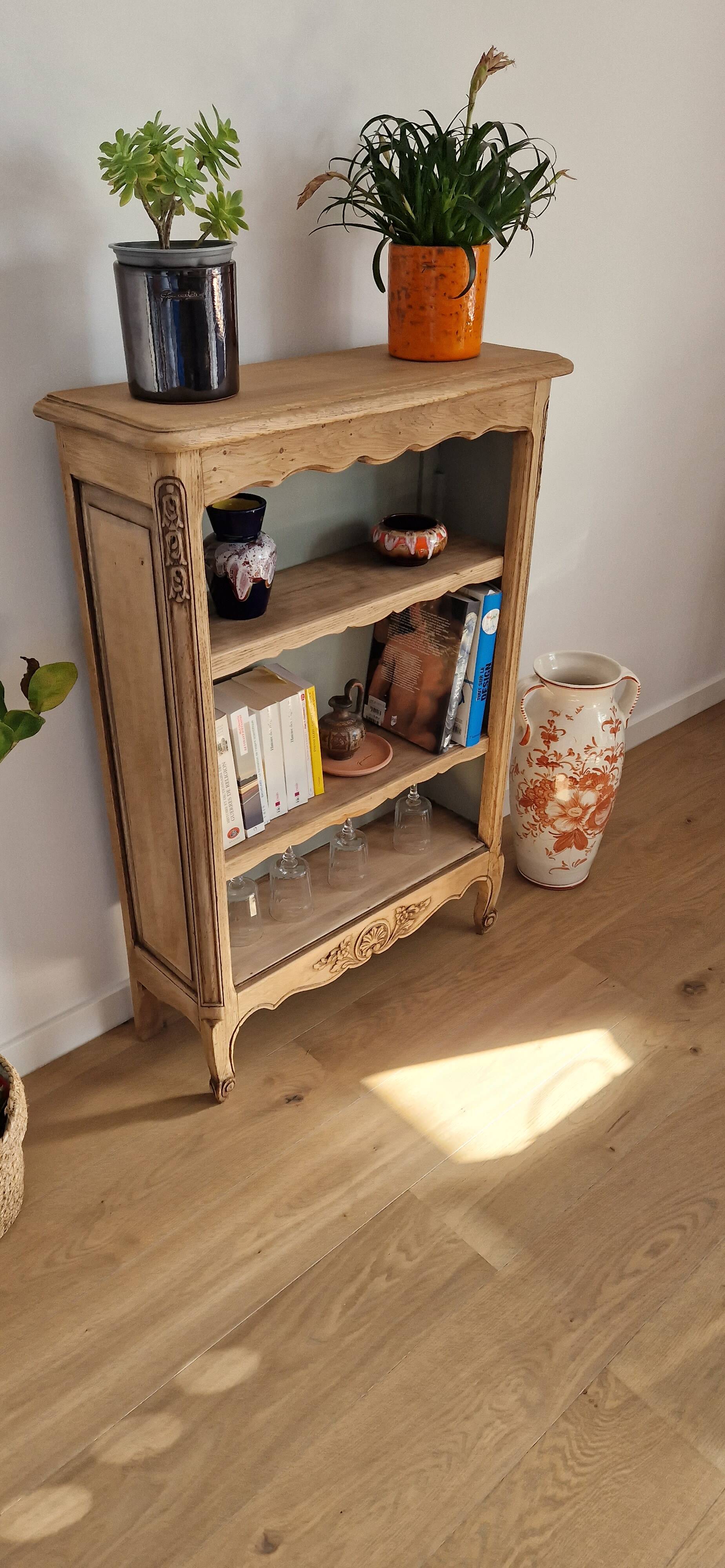 Bibus vintage oak bookcase