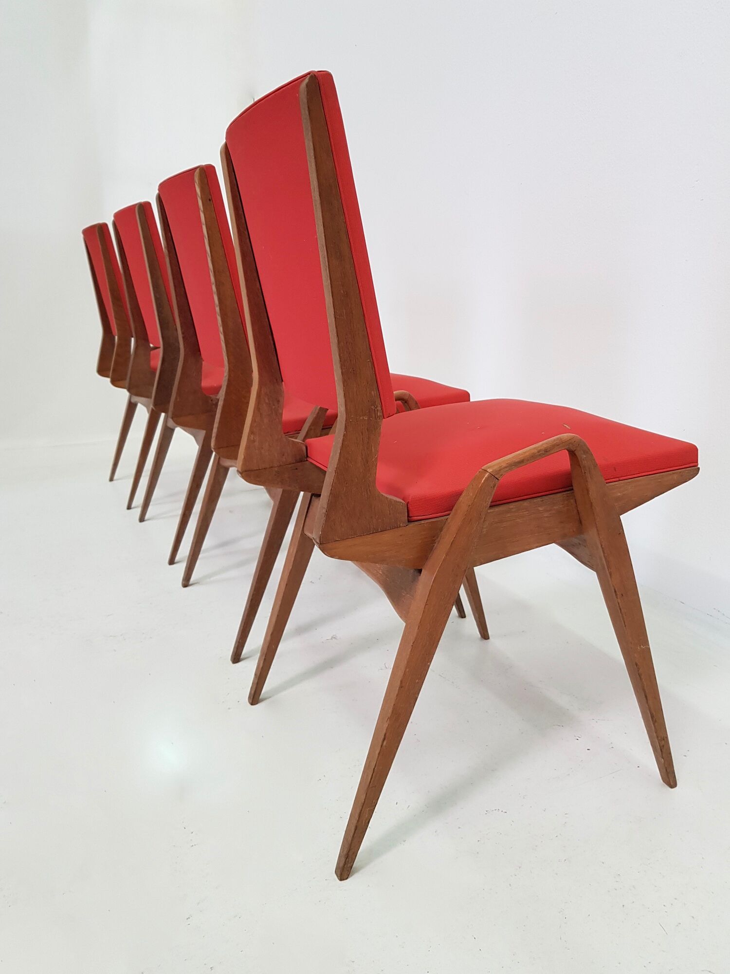 Suite of 4 chairs from Maurice Pre  1950