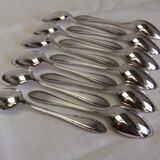 Silver plated metal spoons net service cutlery goldsmith Reneka soup