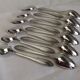 Silver plated metal spoons net service cutlery goldsmith Reneka soup