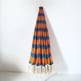 Vintage psychedelic orange umbrella