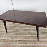 Table Mid Century en stratifié palissandre