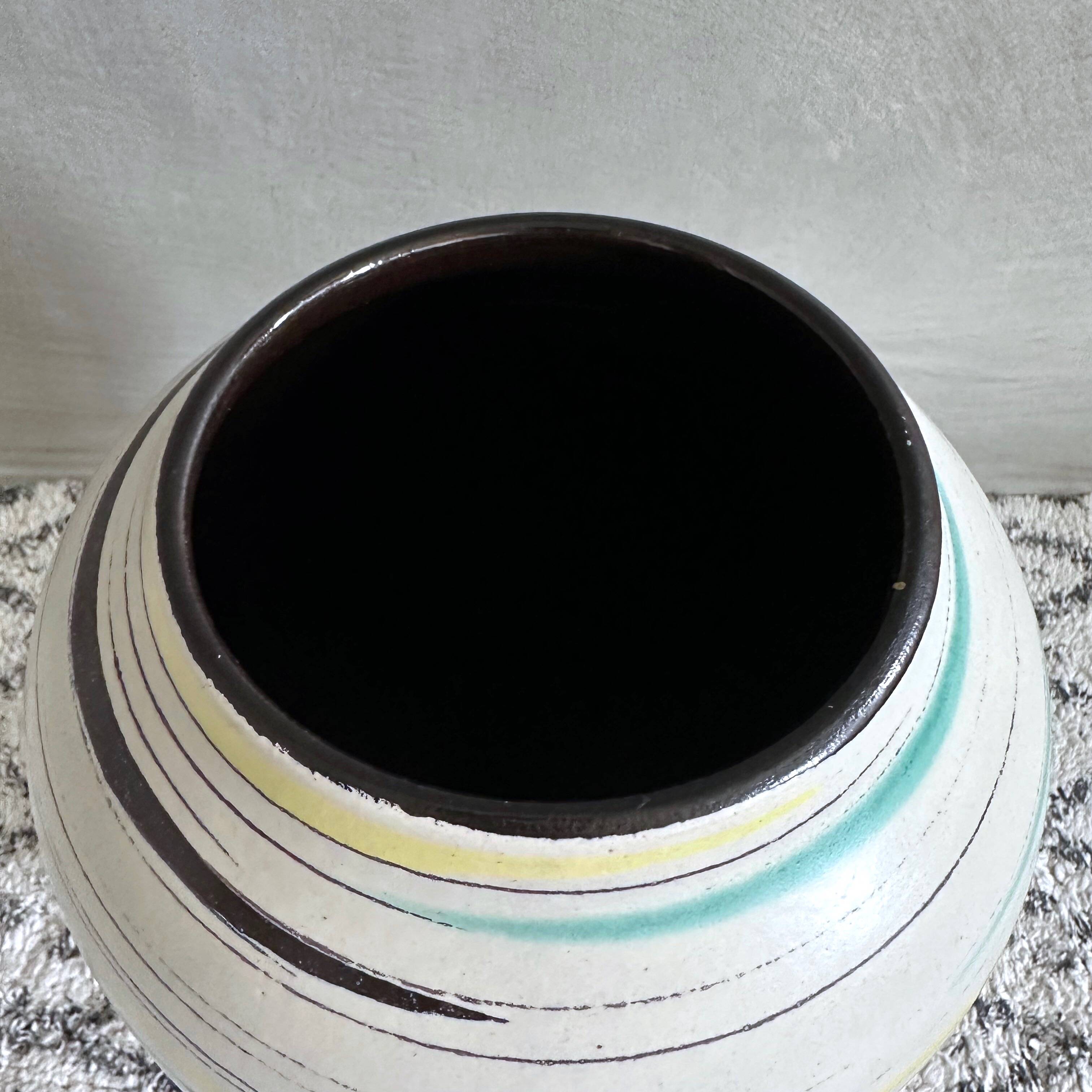 Vintage floor vase by Bay Keramik, Bay Vase 577-35, West German Pottery