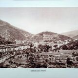 Amélie-les-Bains, vintage, photo print from 1935.
