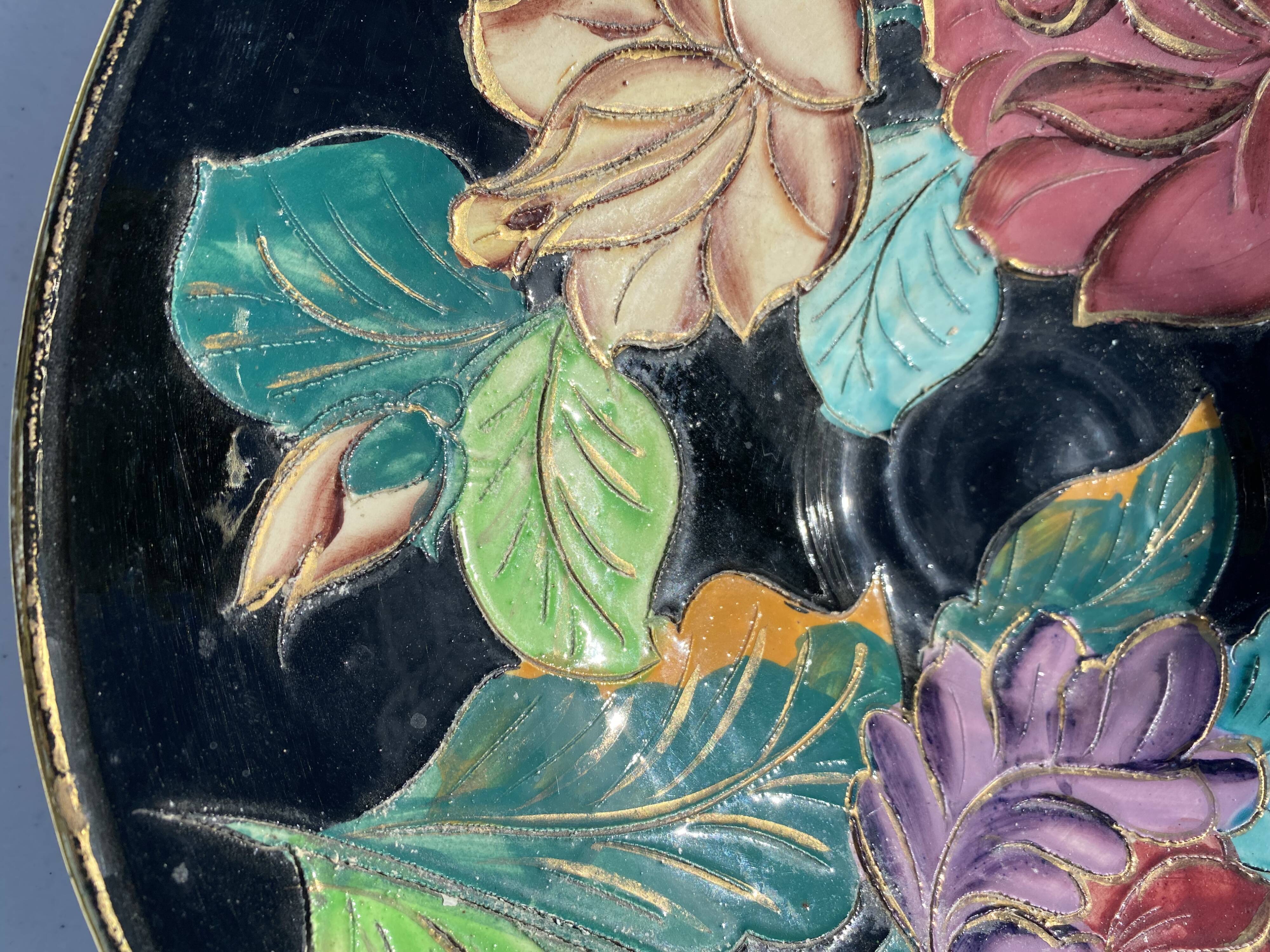 Ceramic handle dish 1960 vallauris