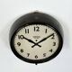 Vintage brown bakelite electric wall clock from smiths sectric, 1950s