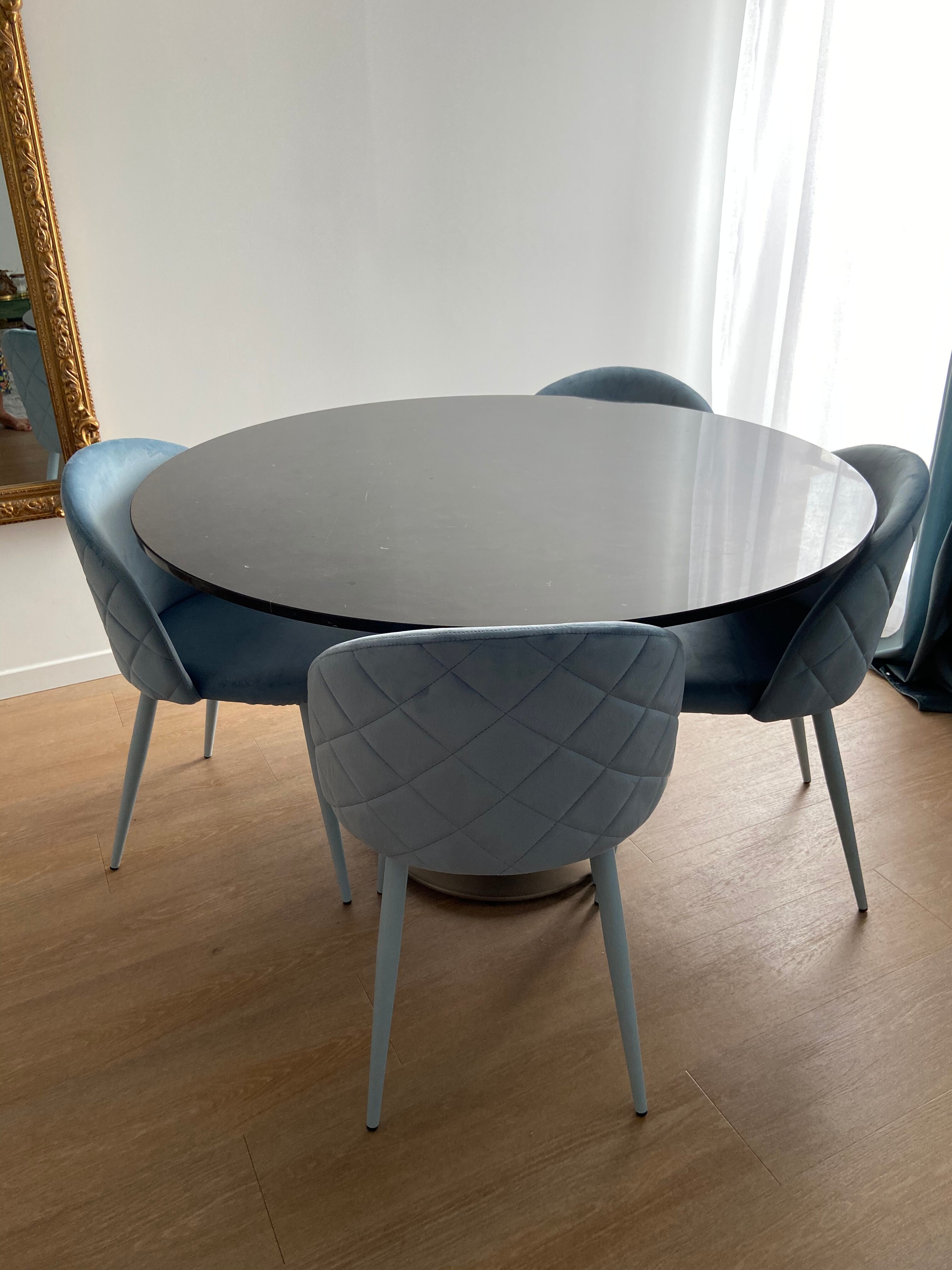 Marble dining table 120cm AMPM