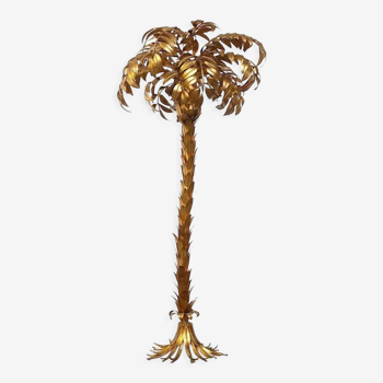 Hans Kögl gilt metal palm tree floor lamp