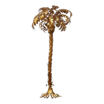 Hans Kögl gilt metal palm tree floor lamp