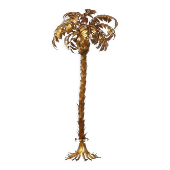 Hans Kögl gilt metal palm tree floor lamp