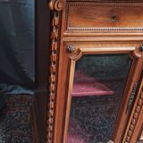 Louis XVI two-part sideboard in carved walnut