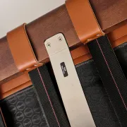 Meridian Barcelona in leather by Mies van der Rohe, Knoll International