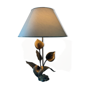 lampe vintage en travertin