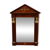 Empire mirror with triangular pediment, 19th century