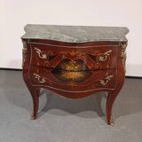 French-style bombé commode in the Louis XV style