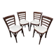 4 chaises bistrot vintage