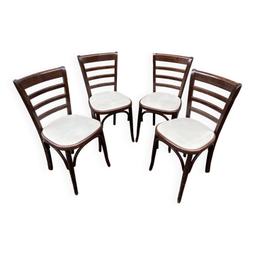 4 vintage bistro chairs