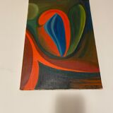Abstract Multicolored Painting