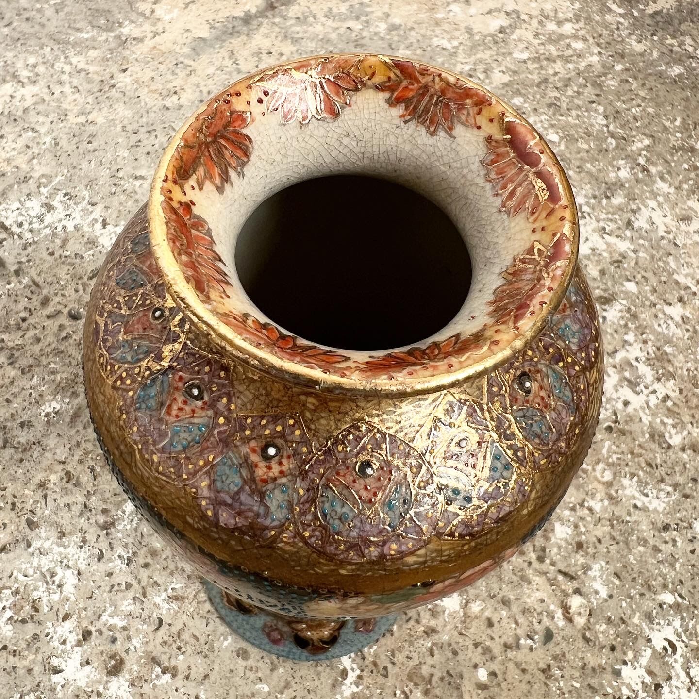 Satsuma Chinese porcelain vase XXth