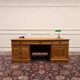 Large classic English desk with back panel