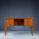 Danish teak desk, 1970s