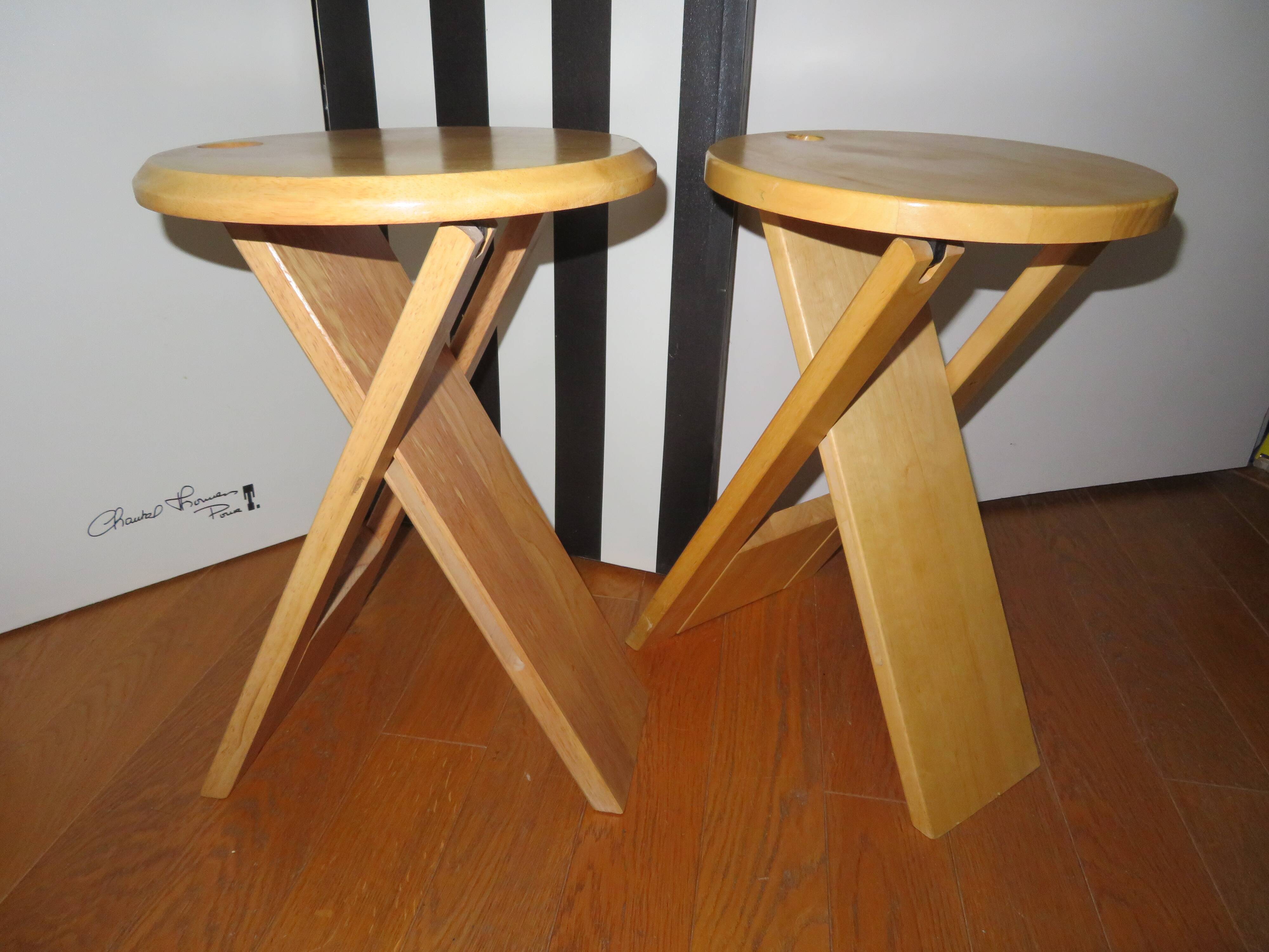 Stool model "Suzy" design Adrian Reed, solid wood