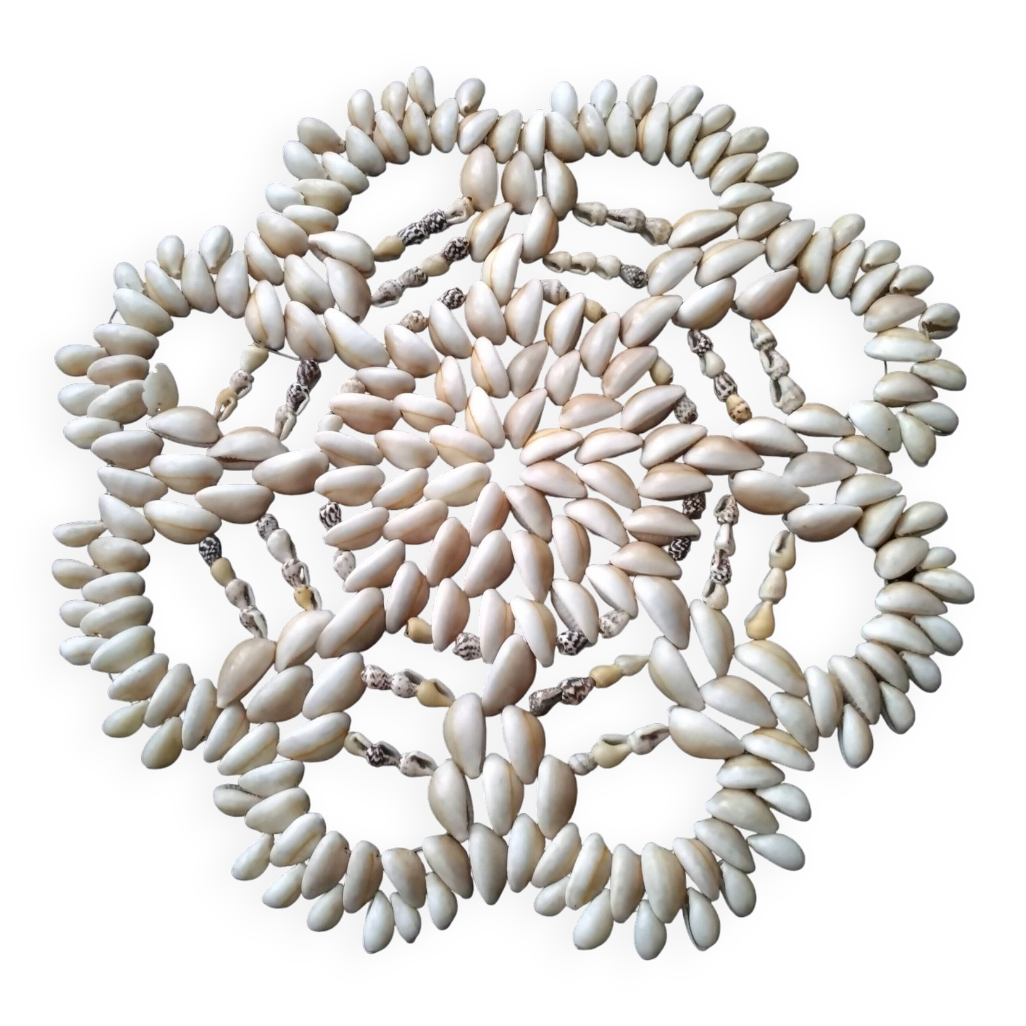 Vintage seashell trivet