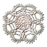Vintage seashell trivet