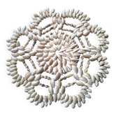 Vintage seashell trivet