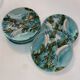 Vintage Table Art: Barbotine Plates & Limoges Server