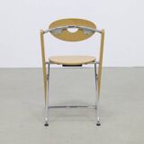 4x Postmodern Folding Chair by Ruud-Jan Kokke for Kembo, 1980s