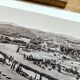 Domme, Dordogne, printed photo plate from 1942.