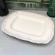 Rectangular dish with gadroons stamped Sarreguemines France, Chambord model