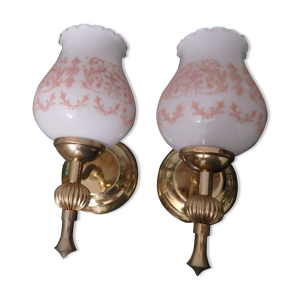 Paire d'appliques vintage