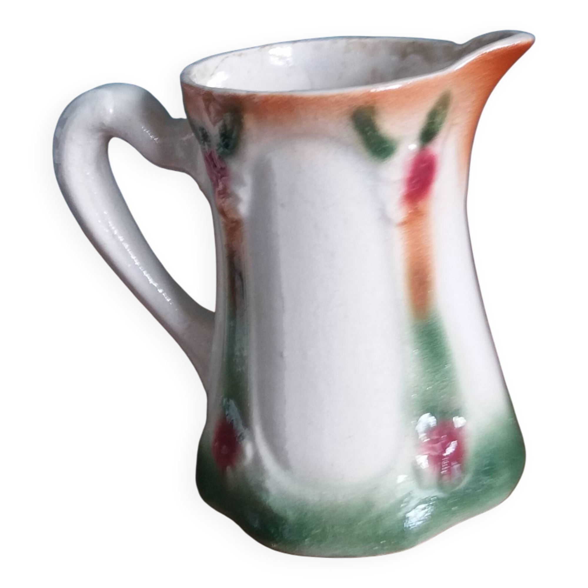 Pichet pot à lait barbotine style Onnaing