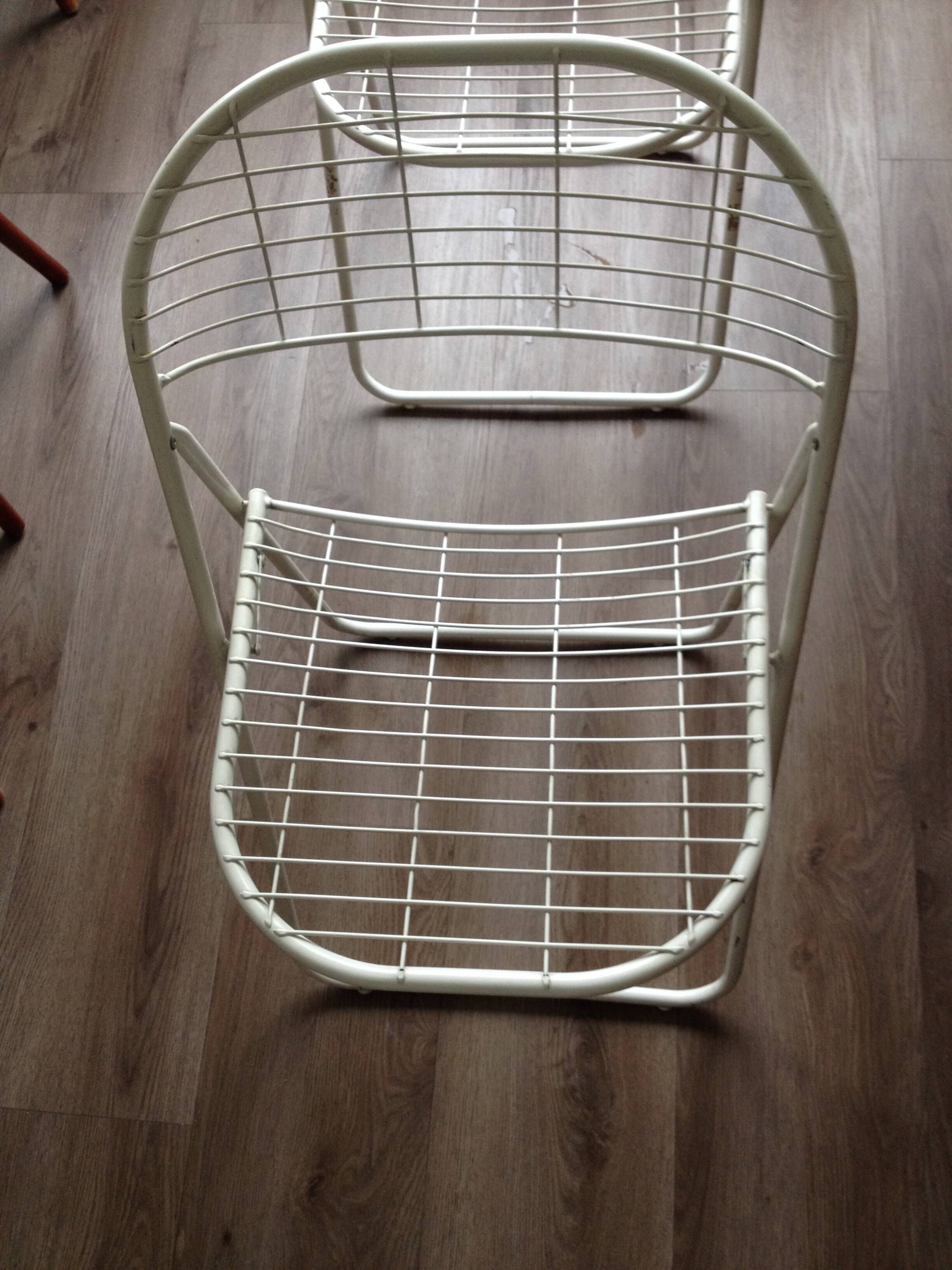 Vintage IKEA "Ted" folding chair pair – Niels Gammelgaard – 1980