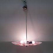 Suspension en verre design du milieu du siècle Napako, années 1960.