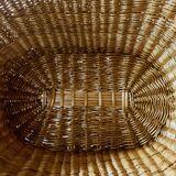 Large vintage wicker basket
