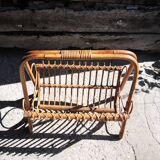 Ancien porte-revues en bambou