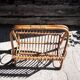 Old bamboo magazine rack