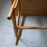 Table en rotin vintage