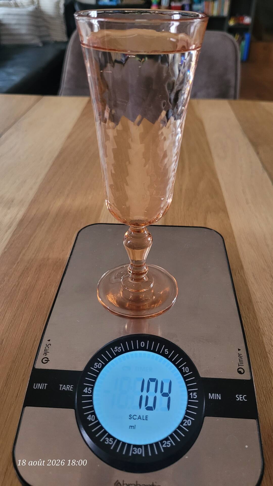 3 Rosaline champagne flutes