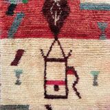 long Berber carpet hallway new boujad 75x350 cm