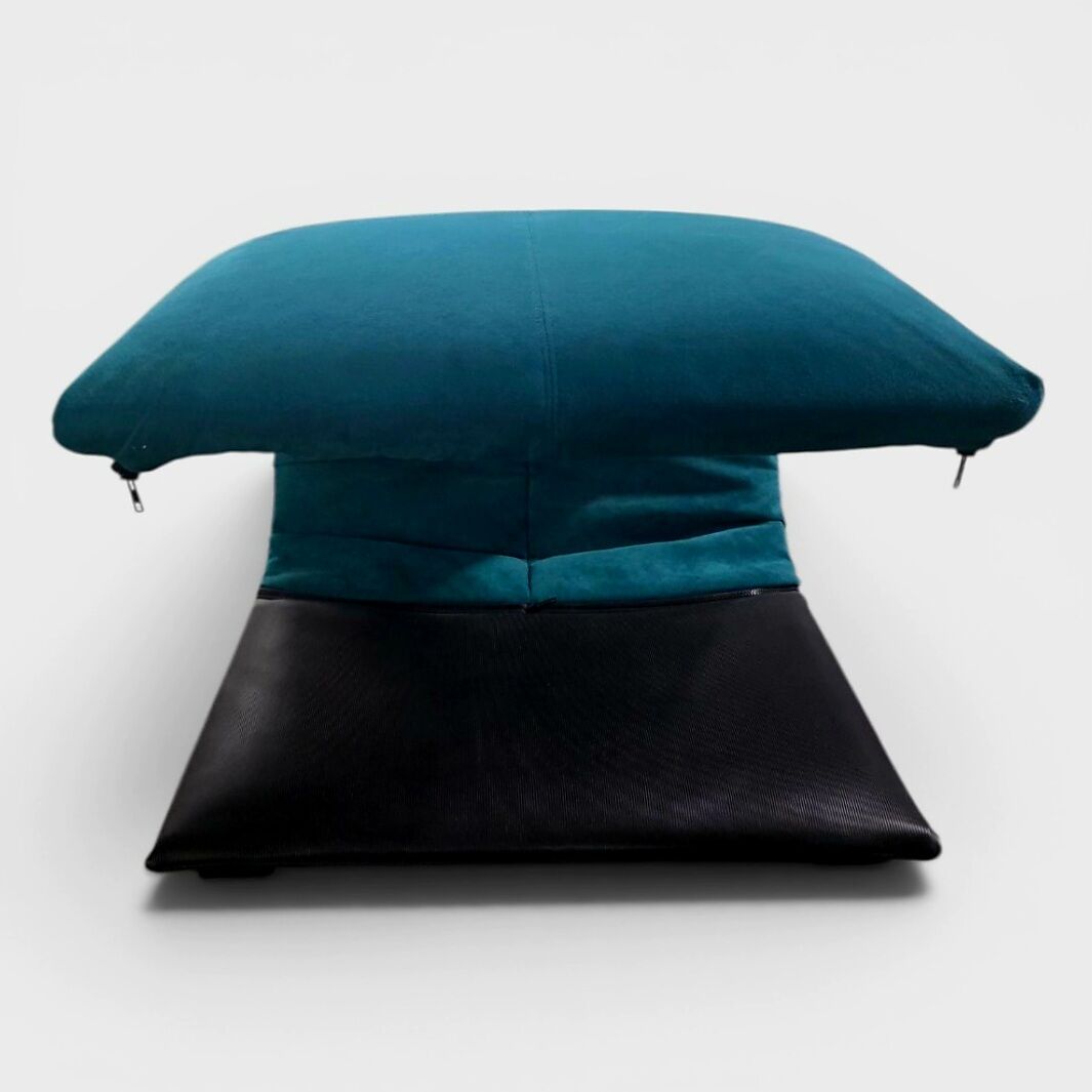 Rare Ligne Roset Armchair with Ottoman - Circa 1970