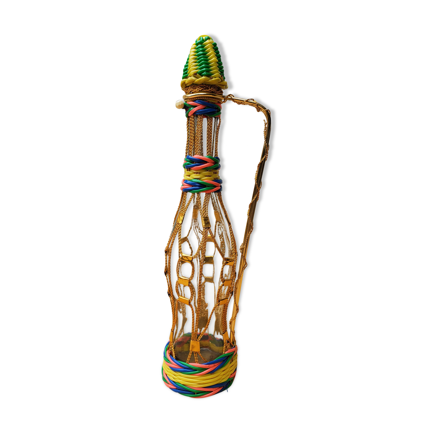 60's scoubidou bottle