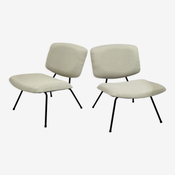 Pair of CM190 chairs by Pierre Paulin for Thonet